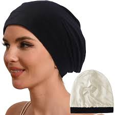 OLESILK Silk Jersey Cotton Beanie Hat Lightweight Soft Reversible Unisex  Adjustable Hat for Men Women, Navy blue : Amazon.com.be: Fashion