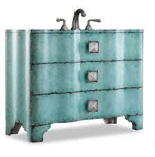 Fill in any imperfections with wood putty, then sand. 44 Inch Turquoise Single Sink Bathroom Vanity Hand Painted