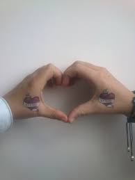 Colorful heart promise friendship tattoos. Small Best Friends Heart Tattooforaweek Temporary Tattoos Largest Temporary Tattoo Shop Worldwide Tattooforaweek Product Info Hearts Ta K1 L13 R1 K4