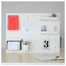 Skadis Pegboard Combination White Shop Ikea Ikea Ikea Pegboard Ikea Peg Board