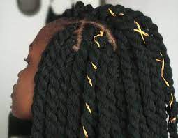 Cana hair style using wool to weave : 15 Gorgeous Examples Of Yarn Twists