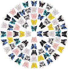 Acrylic charms are an adorable, convenient way of personalizing belongings, and they're popular sells at conventions! Buy 96pcs Piebald Butterfly Acrylic Charms 8 Color Butterfly Diy Pendants Colorful Butterfly Charms Kit For Jewelry Making And Decoration Hellip Online In Turkey B08xnk8sk9
