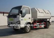 Isuz 4 Ton Hook Arm Garbage Truck Hook Loader Truck Garbage ...