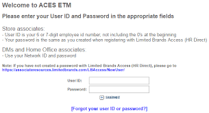And corporate name change to bath & body works, inc. Limited Brands Aces Etm Login Access