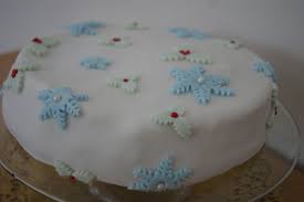 Soll ich den kuchen in den kühlschrank geben? Snowflakes Fondant Cake Monis Paradise