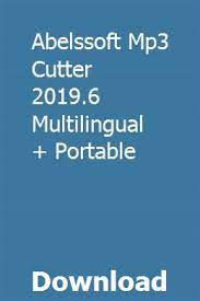 Abelssoft Mp3 Cutter 2019 6 Multilingual Portable Download Multilingual Mp3 Portable