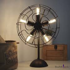Maybe you would like to learn more about one of these? Vintage Black Wrought Iron 5 Light Fan Shaped Led Table Lamp Accent Lamp Takeluckhome Com