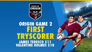 The nsw coach backed his game plan going into game two. State Of Origin Game 2 First Tryscorer Top Odds Special At Sportsbet Bigbonusbets Com Au