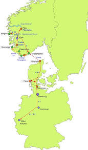 Unsere Route Von Deutschland Uber Danemark Nac Danemark Deutschland Map Nac Route Uber Unsere Von Road Trip Map Travel Route Norway