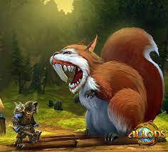 Rabid Squirrel Squirrel Painting Art