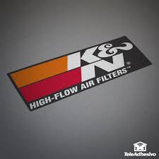 K N High Flow Air Filters 2 Car Stickers Air Filter Stickers Filters