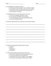 I had a benign cyst removed from my throat 7 years ago and this triggered my burni. Alexander Hamilton Hamilton Quick Quiz By Teacher Chip S School Store