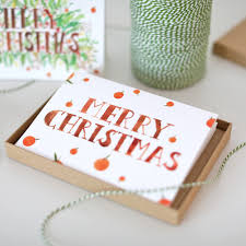 Founded on christmas card creation, caspari's history is rich with original. Christmas Card Box The Fox In The Attic
