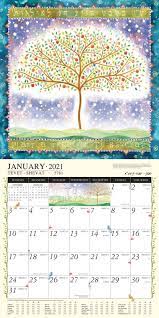 Jewish Art Calendar 2021 Mickie Caspi 16 Month Wall Etsy Art Calendar Jewish Holiday Calendar Jewish Art