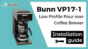 You need to switch on the bunn coffee brew machine, the water from the reservoir starts dripping through the coffee filter cup into the collector cup. See How Easy It Is To Install Bunn Vp17 1 Low Profile Pour Over Coffee Brewer Automatic Coffee Makerautomatic Coffee Maker