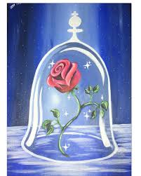 Beauty and the beast aesthetic rose. Easy Disney Paintings Beauty And The Beast Novocom Top