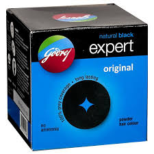 Godrej Powder Hair Color Natural Black -8 Sachets Expert Original FREE 1  Godrej Expert Rich Creme - My Happy Cart