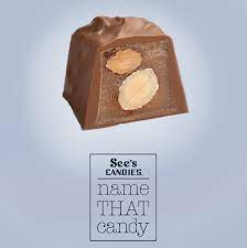 See S Candies Did You Guess Caramel In Our Name That Candy Yesterday Its Smooth Brown Sugar Caramel Crunchy California Almonds And Milk Chocolate Coating Make It The Perfect Piece For Your