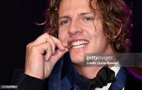 Felicity Harrison the partner of Todd Goldstein of the Kangaroos... News  Photo