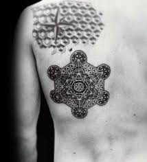 100 Flower Of Life Tattoo Designs For Men Geometrical Ink Ideas Flower Of Life Tattoo Geometry Tattoo Sunflower Tattoo Shoulder