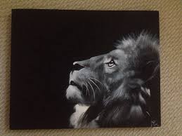 Black And White Lion Canvas Print Black And White Lion Acrylic Black And White Lion Black Canvas Art Lion Canvas