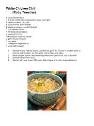 Ruby Tuesday White Chicken Chili Chicken Chili White Chicken Chili Ruby Tuesday White Chicken Chili