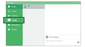 Your sms inbox is synced with your phone i also have the hangouts app on my iphone which means i can receive and send texts for the google voice number from my iphone. How Do I Send Text Messages From My Computer Pushbullet Help Central