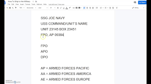 If, for any reason, you cannot obtain your military service records, you must. How To Ship To Military Address Youtube