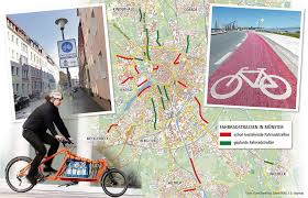 Verkehrsplanung Millionen Fur Rote Fahrradstrassen Munster Westfalische Nachrichten