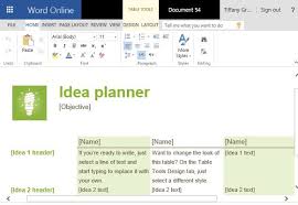 If you have little space available, you can opt for a compact work table that conceals the components of a computer, so when not in use, all parts will be hidden and placed in the drawers. Idea Planner Template For Microsoft Word With Tables