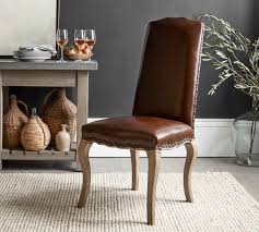 Check spelling or type a new query. Calais Leather Dining Chair Pottery Barn
