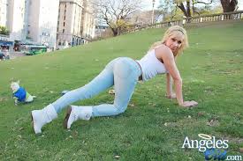 As you can see in the video. Gorgeous Ts Posing Outdoors And Exposing Her Mamas In Public Angeles Cid