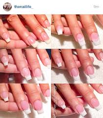 How to fill in acrylic nails without acrylic. Reverse Method Dose Of Beauty Fill After 2 Week Growth Drill Down Product Removing Any Areas That Hav Nail Repair Unique Acrylic Nails Acrylic Nails