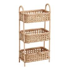 Take a look at our compact garden storage options! Natural Rattan Cane 3 Tier Farrah Storage Tower World Market