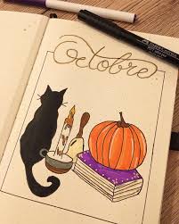 Bullet Journal Octobre 2019 Bullet Journal Octobre Bullet Journal Cle De Puce De Journal