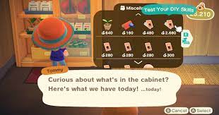 Acnh Test Your Diy Skills Which Recipes Are Unlocked Animal Crossing Gamewith