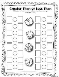 Kids Learn Number Value By Comparing Two Numbers They Roll On A Dice This Also Teaches The Greater Than Less Tha Classroom Freebies Math School Teaching Math