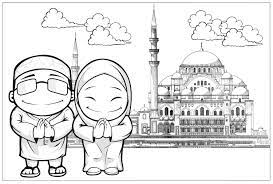 Anak anak muslim gambar mewarnai kaligrafi via gambarmewarnaikaligrafi.wordpress.com. Download Ebook Kumpulan Gambar Mewarnai Anak Islam Pdf