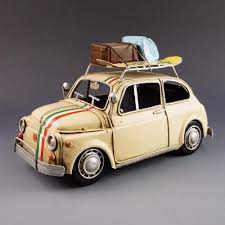 Antique Classical Retro Vintage Handmade Car Craft Car Model Car Craft Fiat 500