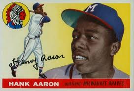 Hank aaron baseball card coloring page. Top Hank Aaron Cards Best Rookies Autographs Most Valuable List