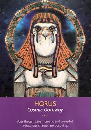 Horus From The Keepers Of The Light Oracle Card Deck By Kyle Gray Artwork By Lily Moses Oracle Cards Angel Oracle Cards Free Tarot Cards