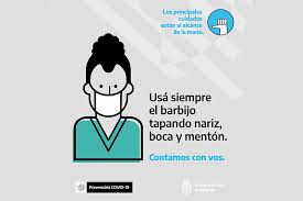 La mejor acción para frenar la pandemia del coronavirus, es tomar las medidas adecuadas para su prevención. Banco De Recursos De Comunicacion Del Ministerio De Salud De La Nacion Campana De Prevencion Covid 19 Contamos Con Vos Placa Uso Del Barbijo