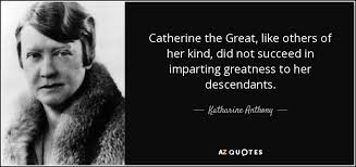 Until an hour before the devil fell, god thought him beautiful in heaven. author: Katharine Anthony Quote Catherine The Great Like Others Of Her Kind Did Not