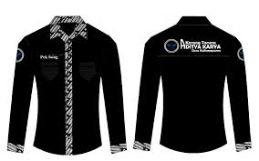Contoh model desain baju lengan panjang pria konveksi baju bahan. Desain Baju Kemeja Organisasi Kartar Aditya Karya Aditya Karya