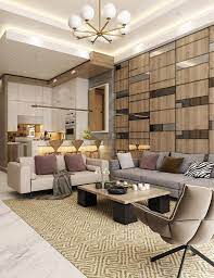 Contemporary Apartment Design On Behance Modernhomedecorkitchen Contemporary Apartment Contemporary Living Room Furniture Luxury Living Room