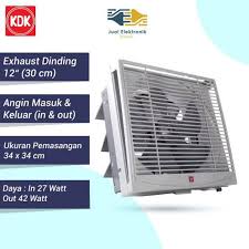 Sehingga pengguna tidak pelru repot menyetel kecepatan angin pada produk yang satu ini. Kipas Angin Dinding Exhaust Fan Kdk 30 Rqn5 12 In Inch Penghisap Penyedot Pembuat Udara Kotor Sni Shopee Indonesia