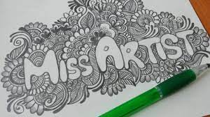 Pin On Doodle Art Name