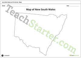 The cbre hotels team of raymond tran and tom gibson has been appointed to market the bultje street serviced apartment hotel, which opened in 2011. Map Of New South Wales Template Teaching Resource Teach Starter