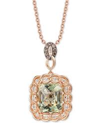Mint plants prefer part shade, though you can grow it in full sun if you water it frequently. Le Vian Mint Julep Quartz 5 1 2 Ct T W Diamond 1 3 Ct T W 20 Pendant Necklace In 14k Rose Gold Reviews Necklaces Jewelry Watches Macy S