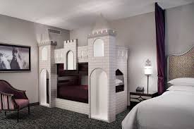 Reserve One Of Anaheim Majestic Garden Hotel S Castle Bunk Rooms For Your Next Disneyland Vacation The Castle Bunk Rooms Offer A King Hotels Room Suites Hotel